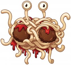 Flying Spaghetti Monster Meme Template