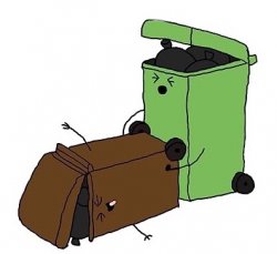 F in Rubbish Meme Template