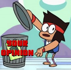 Your opinion is trash Meme Template