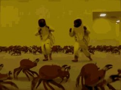 Backroom Crab Vibin Meme Template