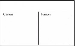 Canon  Vs Fanon Characters Meme Template