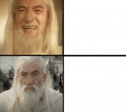 Featured Drake Gandalf Memes other way around Meme Template