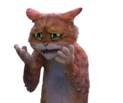puss in boots cry transparent Meme Template