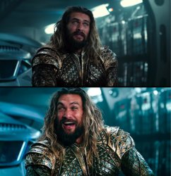 Laughing Aquaman Meme Template