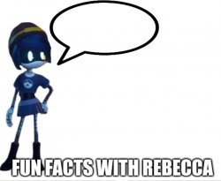 Fun Facts with Rebecca Meme Template