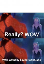 across spider-verse im not confused Meme Template
