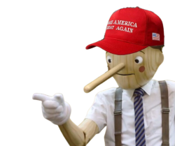 MAGA Pinocchio Meme Template
