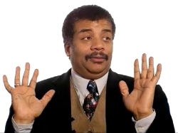 Neil Degrasse Tyson espejo 180° Meme Template