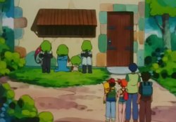 Team Rocket hiding Meme Template