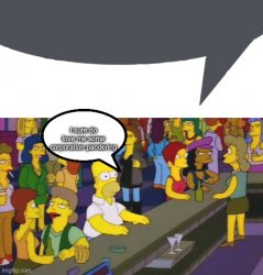 Homer speech bubble Meme Template