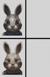 Shocked rabbit Meme Template
