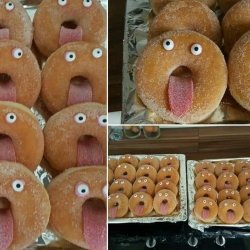 Gasping donuts Meme Template