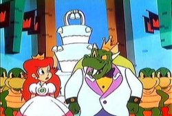 bowser's wedding Meme Template