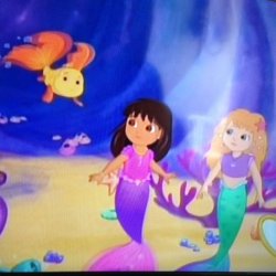 dora and friends mermaids Meme Template