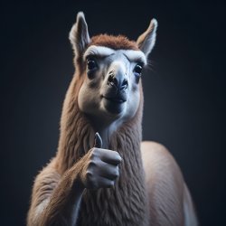 llama thumbs up Meme Template