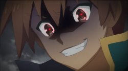 Kazuma's evil smile Meme Template