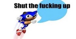 sonic stfu Meme Template