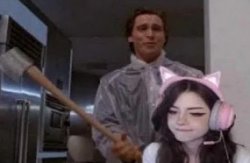 patrick bateman killing weeb Meme Template