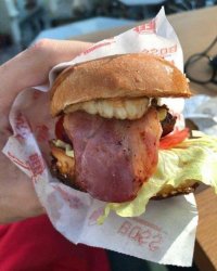 Wojak suicide (burger) Meme Template