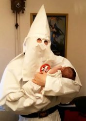 volsrock JPP ne-nazi KKK white supremacist baby Meme Template