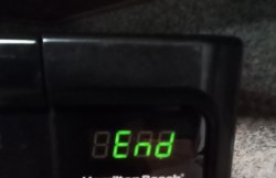 Microwave saying "end" Meme Template