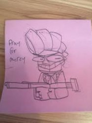 Marlon random tells you to P R A Y   F O R   M E R C Y Meme Template