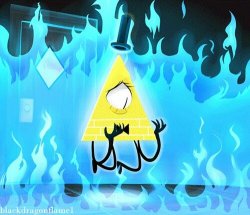 Traumatized Bill Cipher Meme Template