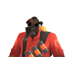 TF2 Pyro Eyebrow Raise Meme Template