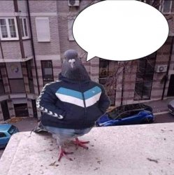 Gopnik Pigeon Meme Template