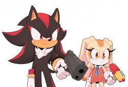 shadow and cream with guns Meme Template
