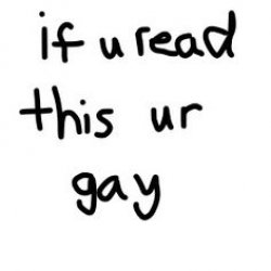 if u read this ur gay Meme Template