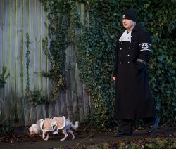 Paul Dutton Nazi dog uniform costume Uncensored2008 JPP Meme Template