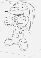 knuckles not amused Meme Template