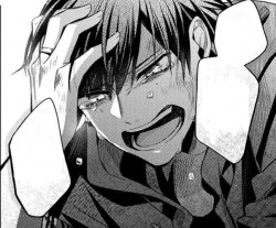 boy crying manga Meme Template