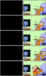 Garfield reacts Meme Template