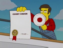 Court Order Meme Template