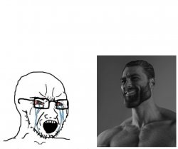 Giga chad template - Imgflip