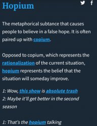 Hopium Meme Template