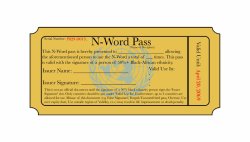 n word pass Meme Template