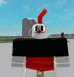 Cuphead roblox avatar Meme Template