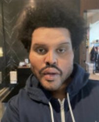 Weeknd Plastic Surgery Stare Meme Template