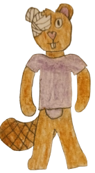 Handie the Beaver Transparent (DarthTricera version) Meme Template