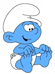 Baby Smurf Meme Template