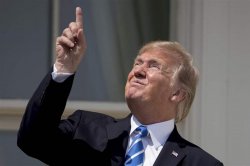 Trump Solar Eclipse Sun Bright JPP Meme Template