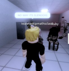 NO WAY ITS SLENDERS Meme Template