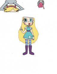 Star Butterfly Losing her Brain Meme Template