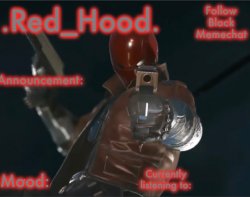 .Red_Hood. Announcement template Meme Template