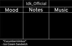 Idk_Official's Announcement Template Meme Template
