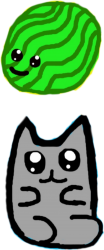 Larry and wutermelon plushies Meme Template