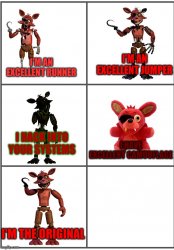 Foxy comic Meme Template